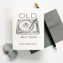 Load image into Gallery viewer, Old but cool letterpress birthday greeting card