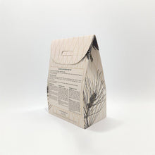 Load image into Gallery viewer, Gold leaf detail bag with nature-themed design on a white background