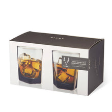 Load image into Gallery viewer, Smoke Double Old-Fashioned Glasses Set of 2