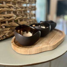 Load image into Gallery viewer, Anoq Bronze Ceramic Candle Holders