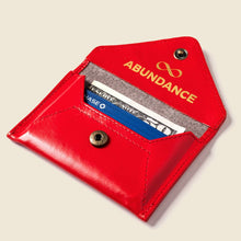 Load image into Gallery viewer, CASUPO - Mini Envelope Wallet With RFID protection - Fire Red