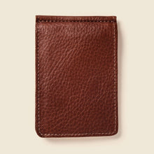 Load image into Gallery viewer, CASUPO - Full Grain Leather Bifold Money Clip Wallet - Chocolate