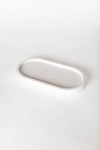 Load image into Gallery viewer, Close-up of a concrete oval tray on a white background