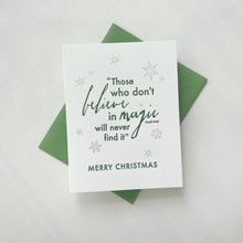 Load image into Gallery viewer, Magic Christmas - Letterpress Holiday Card