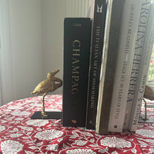 Load image into Gallery viewer, Gold iron crane book ends