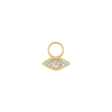 Load image into Gallery viewer, Evil Eye Charm for hoop earring