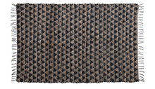 Load image into Gallery viewer, Cotton and Leather Chindi Rug