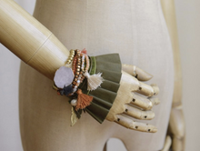 Load image into Gallery viewer, Velvet Wrist Ruffle Cuffs