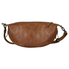Load image into Gallery viewer, Latico Leather Colbie Handcrafted Leather Sling/Crossbody Bag in Cognac