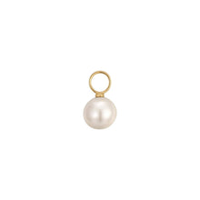Load image into Gallery viewer, dainty gold pearl charm