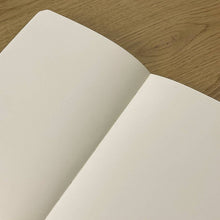 Load image into Gallery viewer, Open notebook on a wooden surface