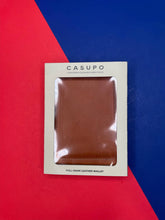 Load image into Gallery viewer, CASUPO - Full Grain Leather Bifold Money Clip Wallet - Chocolate