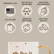 Load image into Gallery viewer, Best Mom Ever Gold Tile Coffee Mug