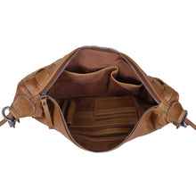 Load image into Gallery viewer, Latico Leather Colbie Handcrafted Leather Sling/Crossbody Bag in Cognac