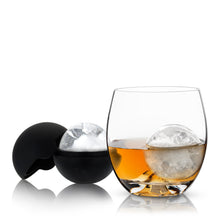 Load image into Gallery viewer, 4-Piece Ice Sphere Mold and Crystal Tumbler Set