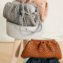 Load image into Gallery viewer, 100% leather noble crossbody with woven texture