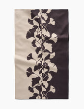 Load image into Gallery viewer, Decorative towel with leaf pattern on a white background