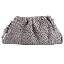 Load image into Gallery viewer, 100% leather noble crossbody with woven texture