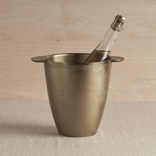 Load image into Gallery viewer, Antique brass wine chiller