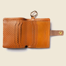 Load image into Gallery viewer, CASUPO - Wallet with Snap and Key Ring - Tan Limited Edition
