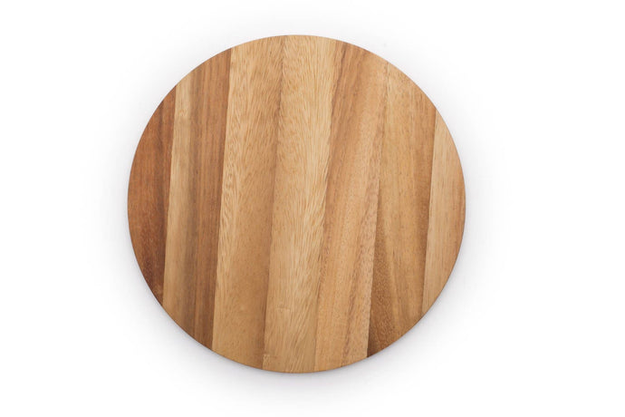 Ironwood Circle Cutting and Serving Board, Acacia, 9