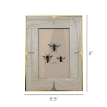 Load image into Gallery viewer, HomArt - Picture Frame, Resin &amp; Brass – 4x6
