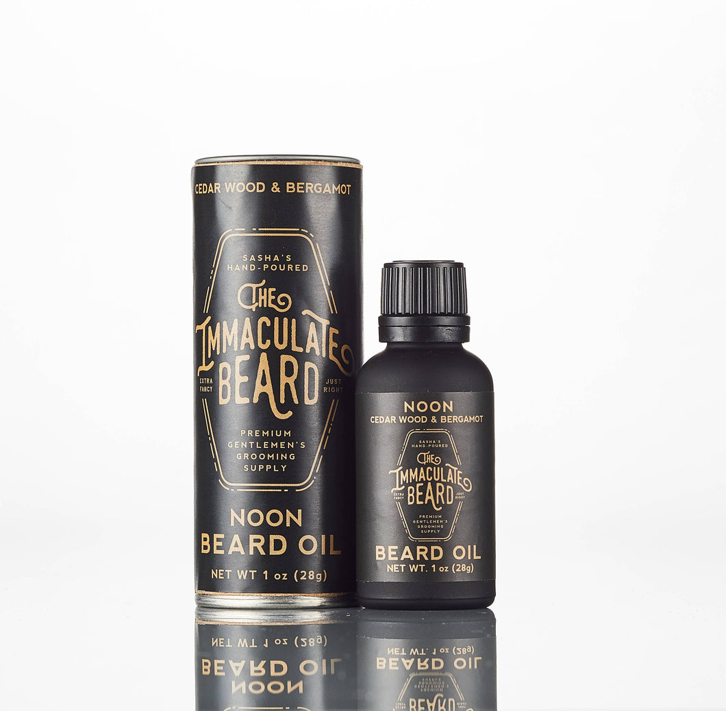 The Immaculate Beard Oil - 100% natural oils, butters, and waxes
