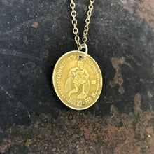 Load image into Gallery viewer, Aquarius Zodiac Coin Necklace
