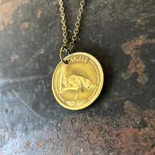 Load image into Gallery viewer, Aries Zodiac Coin Necklace
