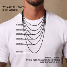 Load image into Gallery viewer, We Are All Smith - 4mm Cuban Chain Necklace for Men
