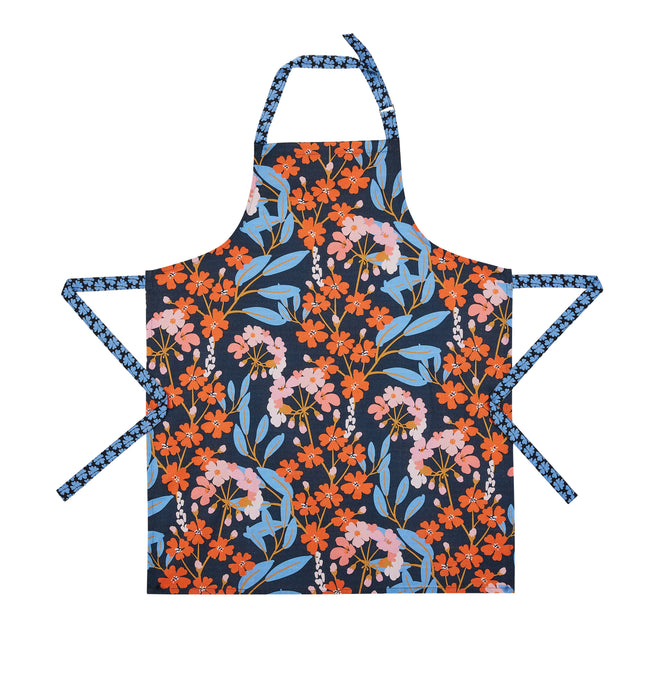 Teresa Chan  Midnight Floral Bistro Apron