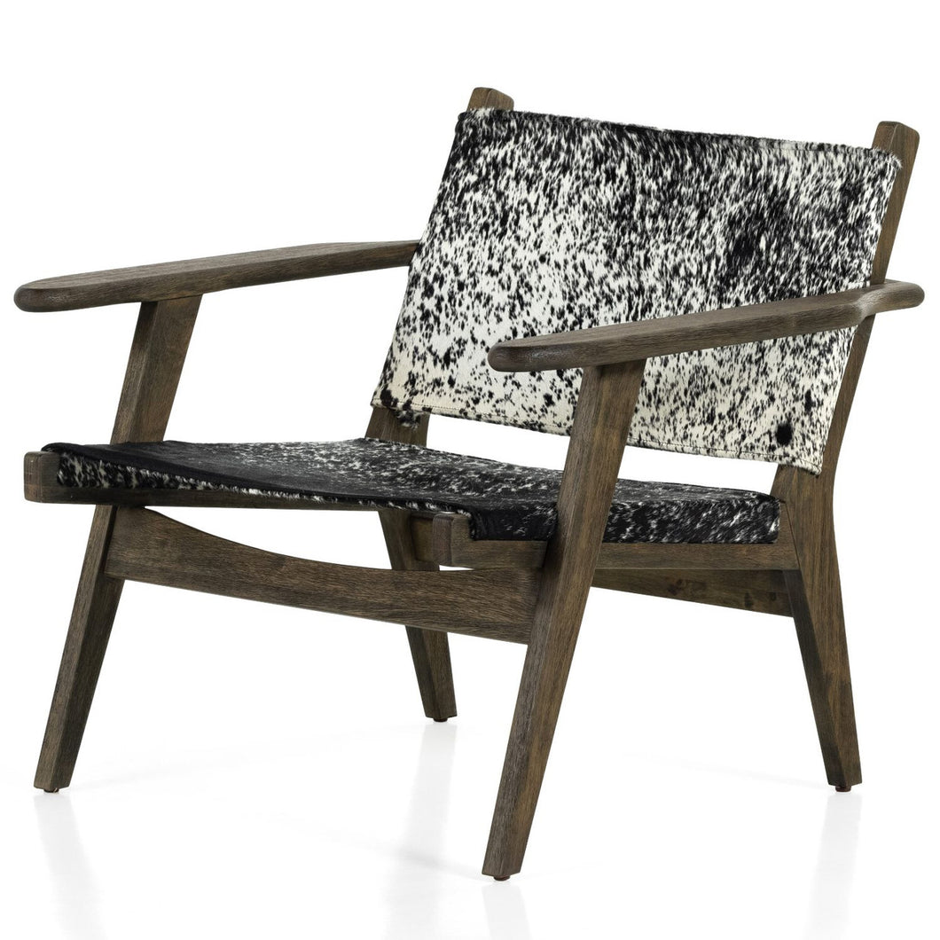 Rivers Sling Chair - Peppered Hair on Hide