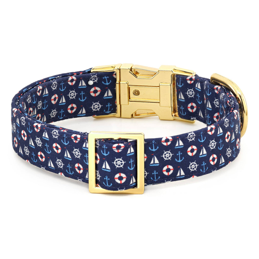 The Foggy Dog - Sail Away Dog Collar