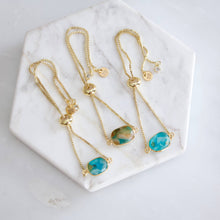 Load image into Gallery viewer, Mesa Blue Aqua Terra Adjustable Bracelet 

