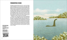 Load image into Gallery viewer, Illustration of a creature in water with text on the left side, from a book or magazine.
