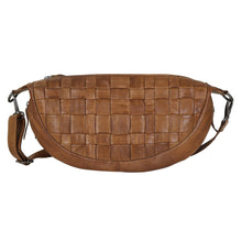 Load image into Gallery viewer, Latico Leather Colbie Handcrafted Leather Sling/Crossbody Bag in Cognac
