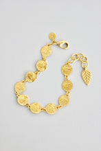 Load image into Gallery viewer, Gold Coin Chain Bracelet
