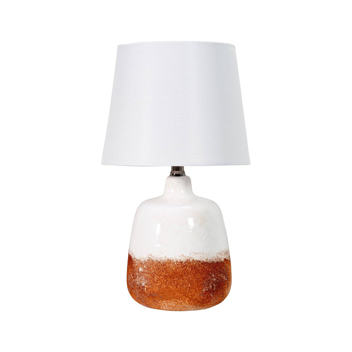 Ombre Ceramic Table Lamp in a white background