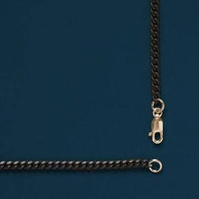 Load image into Gallery viewer, We Are All Smith - Black Titanium Curb Chain Necklace for Men

