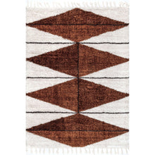 Load image into Gallery viewer, Kelsey Shaggy Diamond Tassel Area Rug
