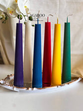 Load image into Gallery viewer, High Ribbed Pillar Candle
