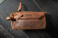 Load image into Gallery viewer, Buffalo Leather Toiletry Bag
