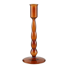 Load image into Gallery viewer, Amber Taper Candleholder
