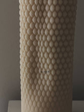 Load image into Gallery viewer, White textured vase with 'AGABOO' branding on a dark background
