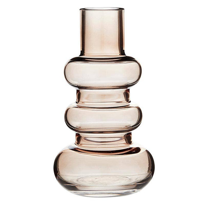 Cocoa Glass Bubble Vase