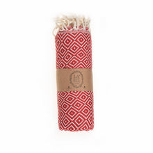 Load image into Gallery viewer, Malta Peshtemal  Cotton Beach Towel: Gray
