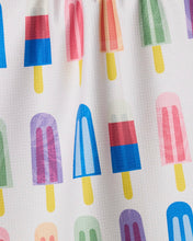 Load image into Gallery viewer, Pattern of colorful popsicles on a white background
