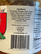 Load image into Gallery viewer, Back label of a jar with ingredients list and contact information.
