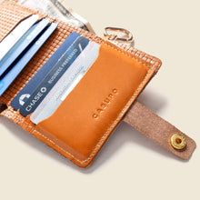 Load image into Gallery viewer, CASUPO - Wallet with Snap and Key Ring - Tan Limited Edition
