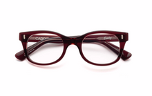 Load image into Gallery viewer, Caddis Bixby reading glasses in Boxwine frame color
